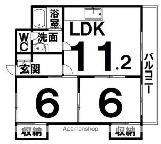 メイスト31ビル【2階】の間取り